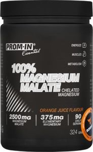 Prom-In Magnesium Malate 324 g pomerančový džus / Magnézium (hořčík) / Jablečnan hořečnatý - organická sloučenina hořčíku a kyseliny jablečné