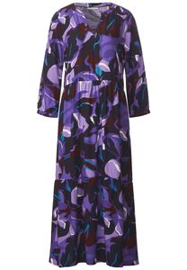 Street One  AOP Midi Ethno Dress Größe 34, Farbe: 35181 lupine lilac