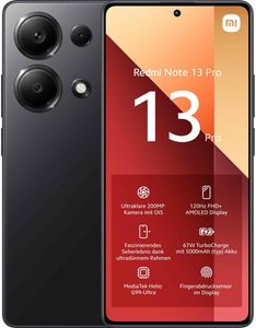 Redmi Note 13 Pro 4G 8GB + 256GB Midnight Black Smartphone
