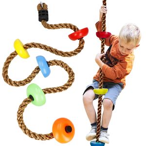 Kletterseil für Kinder Baumklettern mit Plattformen Kletterschaukel 200 cm