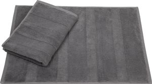 Betz 2 Stück Badvorleger 50x70 cm DELUXE Badematte Badteppich Duschvorleger 100% Baumwolle 680g/m² Farbe: anthrazit Betz 2 Stück Badvorleger 50x70 cm DELUXE Badematte Badteppich Duschvorleger 100% Baumwolle 680g/m² Farbe: anthrazit