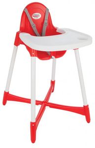 Vysoká židle pro děti červená