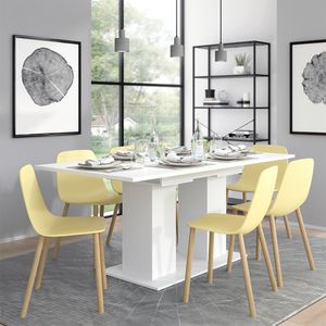 Jedálenský stôl Livinity® Dix, 140 x 90 cm, biely