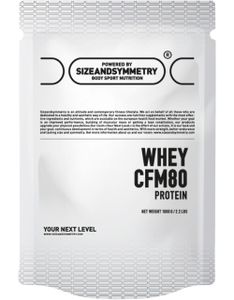 Sizeandsymmetry Whey 80 CFM 1000 g Vanille / Whey Protein / Premium CFM mikrofiltriertes 100%iges Whey Proteinkonzentrat
