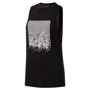 Reebok Cardio Graphic Tank Top Tank-1. Schwarz EB8110