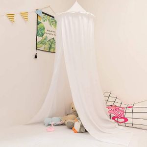 WOLTU Betthimmel Baby Bett Baldachin Moskitos für Schlafzimmer Moskitonetz Insektenschutz Kinder Prinzessin Spielzelte Weiß
