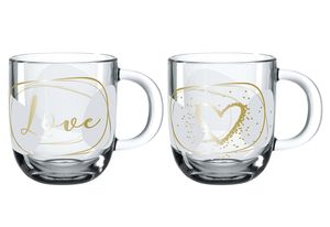 Kubek LEONARDO 400ml Love Zestaw 2 sztuk