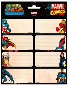 Marvel Comics Avengers Aufkleber Mehrfarbig  Mehrfarbig One Size