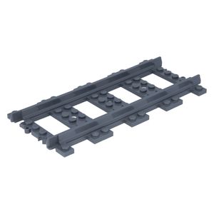 LEGO® City Eisenbahn Schienen Gerade Dunkelgrau - 53401 NEU! Menge 25x