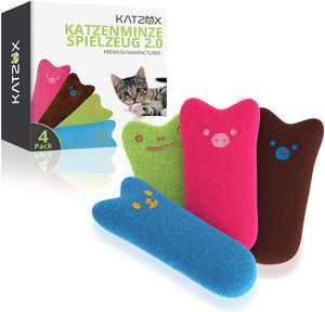 KATZOX© Premium Katzenkissen - Verbessertes Konzept 2020 I Katzenminze-Kissen I Katzen-Zubehör I -