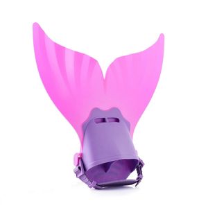 MASTER - Schwimmflosse - Meerjungfrauenschwanz - Monoflosse - Fußgröße 28-36 - Pink
