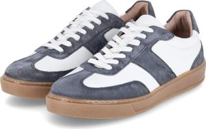 Kaerlek Herren Low Sneaker Weiß Blau Ledermix Größe: 43 Kaerlek Herren Low Sneaker Weiß Blau Ledermix Größe: 43