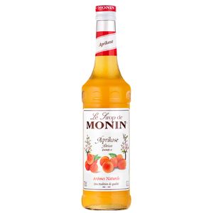 Monin Sirup Aprikose 700ml - Cocktails Milchshakes Kaffeesirup (1er Pack)