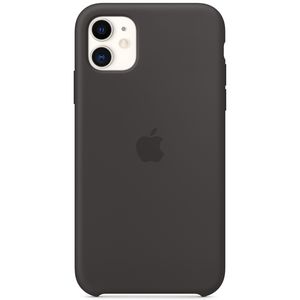 APPLE iPhone 11 Silikon Case Schwarz