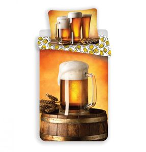Sweet home Beer Bier Bettwäsche 140 x 200 cm + 70 x 90 cm