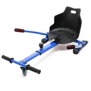 Sedadlo kolobežky v modrej farbe, Nastaviteľné sedadlo pre elektrické kolobežky do 120 kg