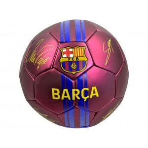 FC Barcelona - "Metallic" Fußball mit Unterschriften BS2065 (5) (Bunt)