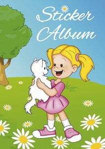 HERMA Stickeralbum Beste Freunde Kinder 14,8 x 21,0 cm, 40 weiße Seiten