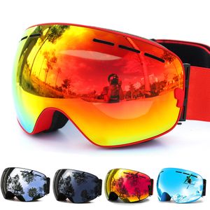 Skibrille Damen Herren, Schneebrille 100% UV-Schutz Skibrille für brillenträger, Anti-Nebel Snowboard Brille Ski Goggles