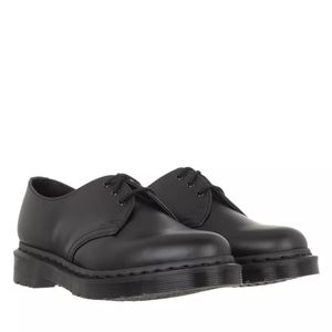 Dr. Martens - 1461 Black MONO, 14345001 3-Loch Schuhe komplett schwarz Uniform Boots