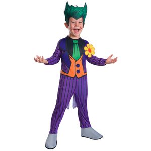 The Joker - "Classic" Kostüm - Kinder BN5445 (S) (Violett/Orange/Grün)