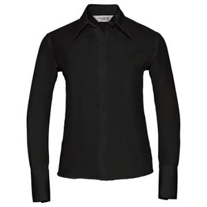Russell Collection - dámská košile "Ultimate" s dlouhým rukávem RW9438 (42 DE) (černá)