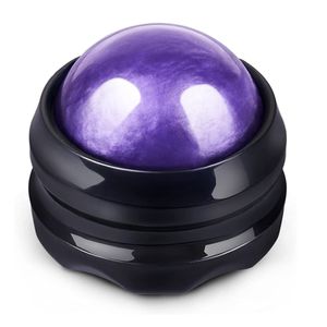 Rollerball-massagegerät Massagekugel Werkzeug Handmassagegerät Für Den Rücken Tragbares Rollenmassagegerät purple
