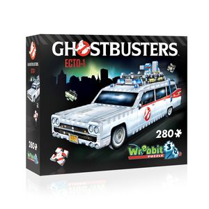 Wrebbit Puzzle Ghostbusters Ecto-1 3D Puzzle (280 Teile) WP-W3D-0513