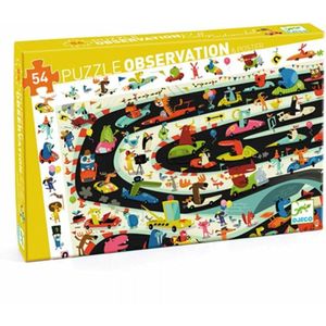 DJECO Puzzle Beobachtung: Rallye 54 Teile