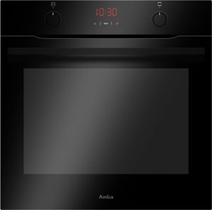 Amica EBX 943 600 S, Einbaubackofen, X-type Design, Schwarz, 77 l XXL-Großraumbackofen,,  Energieeffizienzklasse A