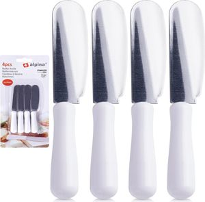Buttermesser Frühstücksmesser Streichmesser aus Edelstahl 10 cm 4 Stk.