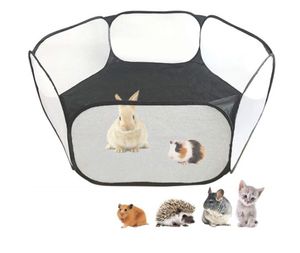 Ohrádka pre malé zvieratká, cvičebný plot pre mačiatka Šteniatka králiky škrečky, automatické otváranie, vnútorný/vonkajší výbeh