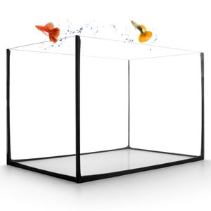 Aquarium Becken rechteckig standard Größen Glas Aquariumbecken Garnelenaquarium Mini Aquarium Salzwasseraquarium Nanobecken 30x20x20