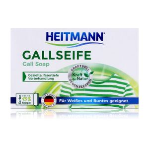 Heitmann Gallseife 100g - Hausmittel gegen Flecken und Schmutz (1er Pack)