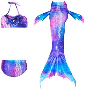 Mädchen Kinder Meerjungfrau-Schwänze für Badeanzug Schwimmender Bikini Badeanzug Kleine Meerjungfrau-Schwanz(Größe:120)