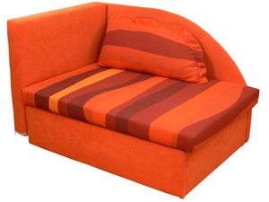 MOB, Dětská postel 80 cm - Korey (s pěnovou matrací) (P)