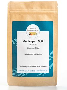 Gochugaru Chili, gemahlen. Die Chili mit dem Ursprung in Korea, unverzichtbar für Kimchi