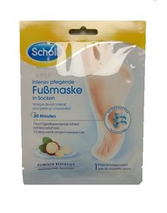Scholl Intensiv pflegende Fußmaske in Socken Fußcreme Maske Fußpflege 1 Paar