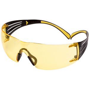 3M® Schutzbrille SecureFit™ 400, gelb getönt, Rahmen Gelb-grau, K&N, UV, AS, SGAF