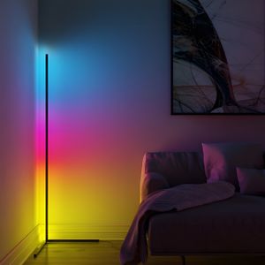 LED Stehlampe Stehleuchte RGB Fernbedienung Standleuchte Farbwechsel Ecklampe Eckleuchte Lichtsäule Wohnzimmer Schlafzimmer Party-Deko Bar 9W Retoo