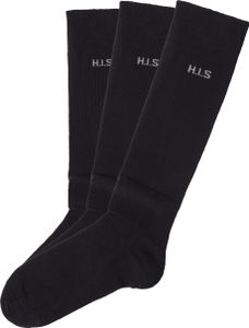 H.I.S. Kniestrümpfe 3 er-Pack schwarz Größe 35-38