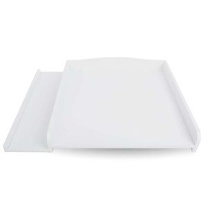 Wickeltischaufsatz für Waschmaschine und Trockner, weiß, MDF, Wickeltisch, 83 cm x 72 cm x 5,5 cm