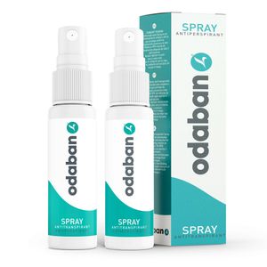 odaban® Spray - Antitranspirant - 2er Set gegen starkes Schwitzen am gesamten Körper