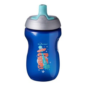 Tommee Tippee Active Sportflasche Trink Flasche für Jungs BPA frei Blau 300 ml