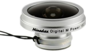 0.2x Minadax Fisheye Handylinse fuer Smartphone und Handys mit Magnetsystem 23mm - geeignet fuer fast alle Kamerahandys 0.2x Minadax Fisheye Handylinse fuer Smartphone und Handys mit Magnetsystem 23mm - geeignet fuer fast alle Kamerahandys