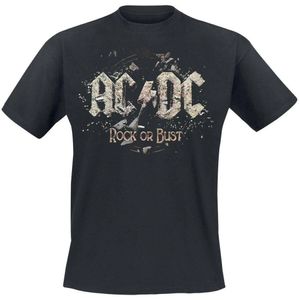 AC/DC - "Rock Or Bust" T-Shirt für Herren/Damen Uni PH1915 (XL) (Schwarz)