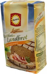 Aurora Rustikales Landbrot Backmischung für Roggenmichbrot 500g