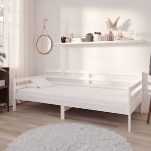 Maison Exclusive Válenda s matrací 90 x 200 cm bílá masivní borové dřevo