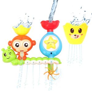 Badewannenspielzeug für Babys, Badespielzeug Kinder Interaktive Wasserfall Wasser Station, Badespaß Wasserspielzeug im Badewanne für Kleinkinder ab 2 Jahre für Badewanne Dusche Pool(Zufällige Farbe)