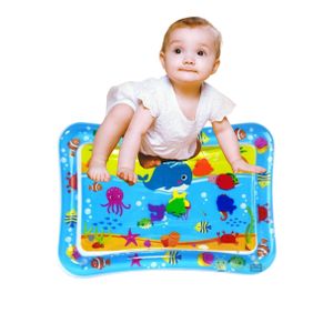 Wassermatte Baby, Wasserspielmatte, sensorisches Lernspielzeug für Kinder, aufblasbare Bauchzeitmatte (66 x 50 cm)
